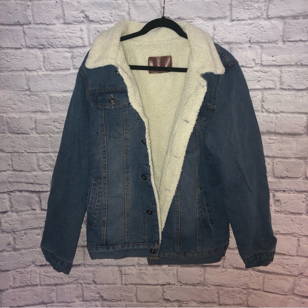Sherpa Lined Jean Coat